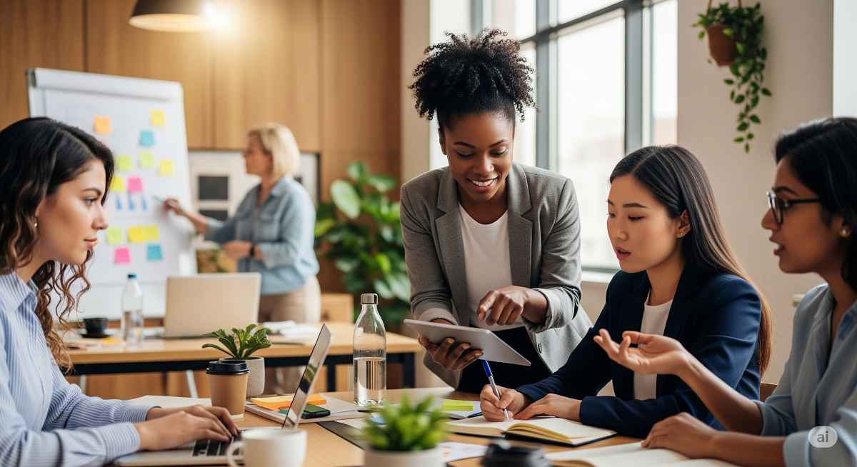 Mulheres participando de curso online de empreendedorismo promovido pela Cemig