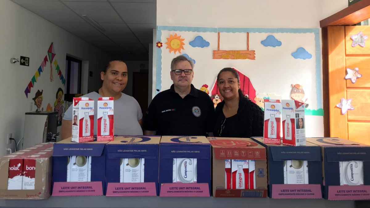 Servidores da Justiça Federal em Lavras coordenam campanha de arrecadação de leite