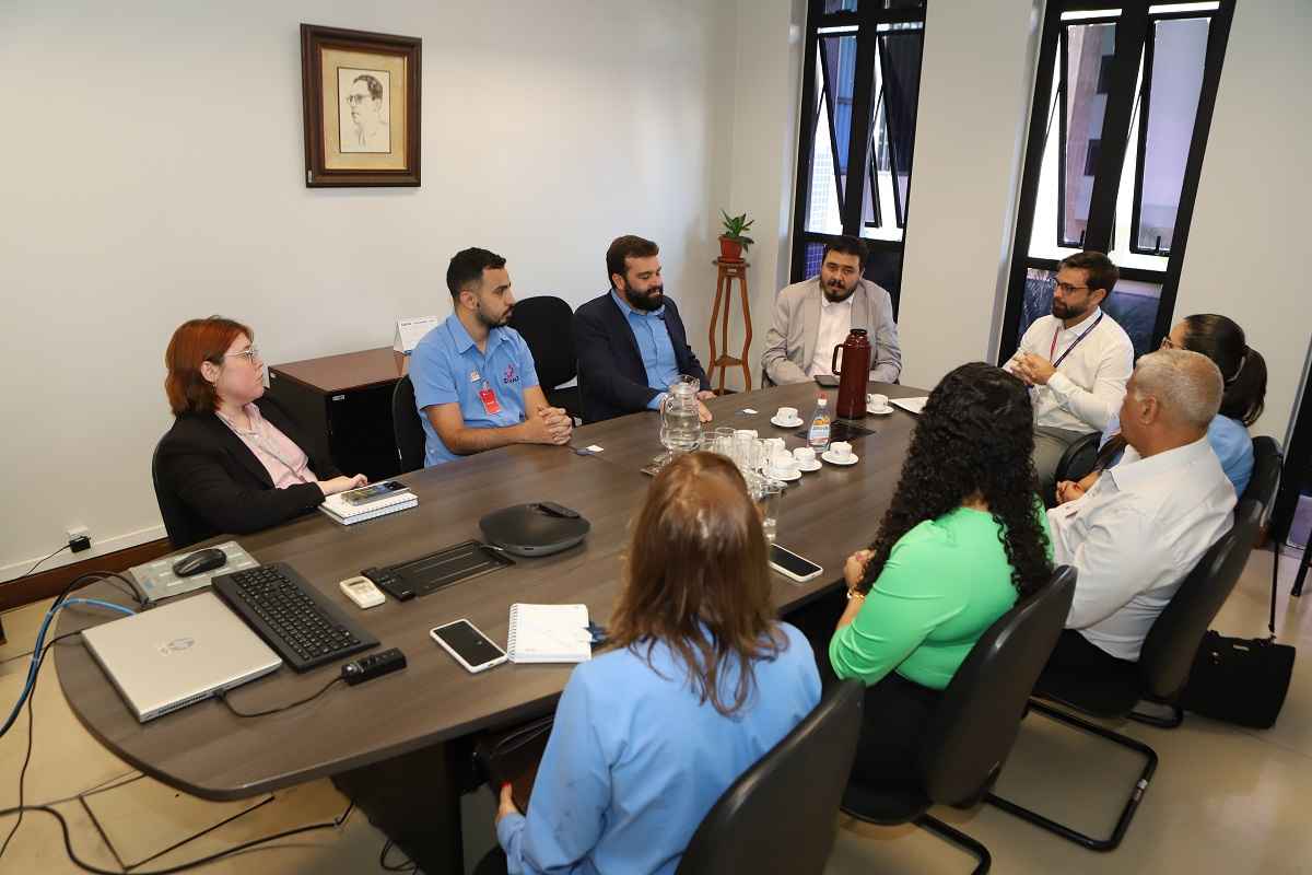 Comitiva do CISLAV em visita técnica à Escola de Contas do TCEMG para alinhar o Seminário de Consórcios Públicos Mineiros 2025