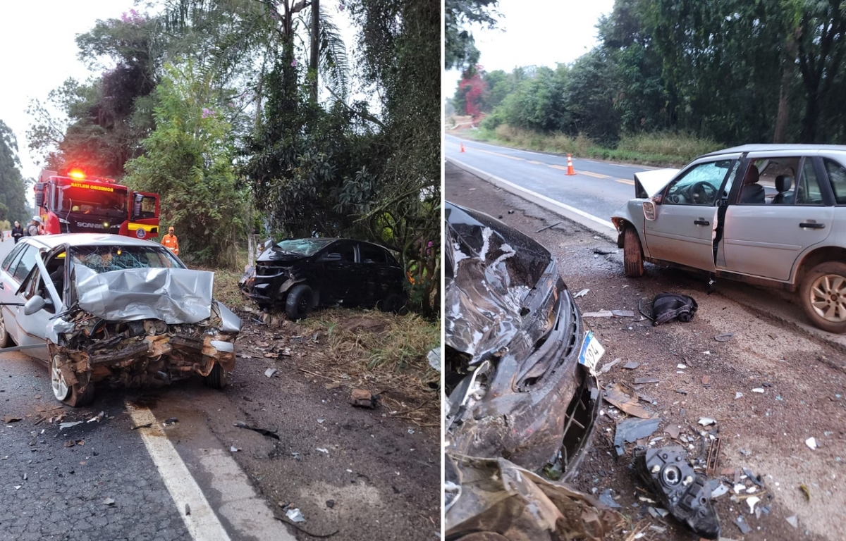Batida na BR-265 em Lavras mata duas mulheres