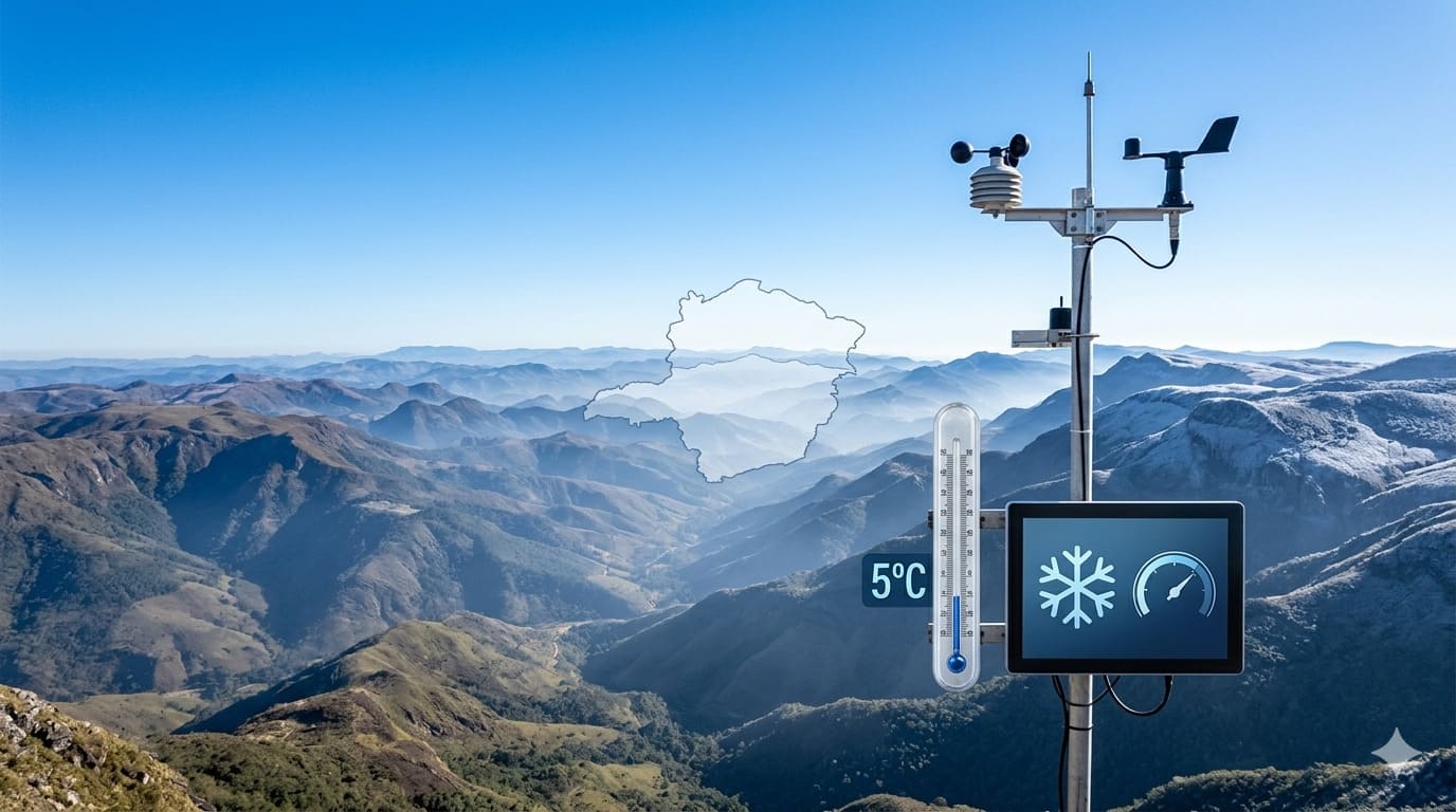 Frio intenso atinge todas as cidades de Minas Gerais